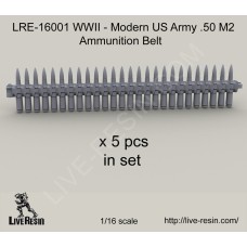 LRE16001   WWII - Modern US Army .50 M2 Ammunition Belt for 1/16 scale tanks